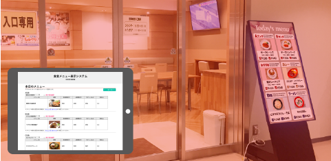 食堂表示システム