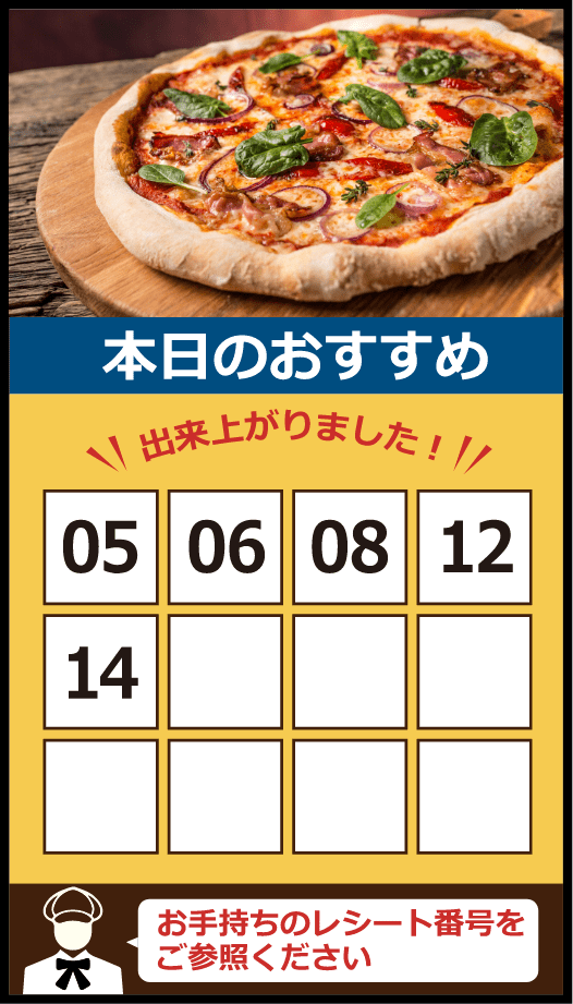 メニューを一緒に表示