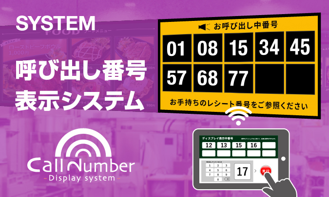 呼び出し番号表示システム